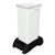 Fixed Body Sackholders - Plastic, Silent Closing, 20 Litre, White Lid