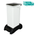 Fixed Body Sackholders - Plastic, Silent Closing, 20 Litre, Black Lid