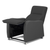 Reclining Armchair, Manual, Vinyl Lichtgrau