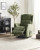 Reclining Armchair, Electric, Vinyl Buche & VP Fabric Green