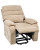 Reclining Armchair, Electric, Vinyl Olive & VP Fabric Beige