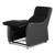 Reclining Armchair, Electric, Vinyl Turkis & VP Fabric Black