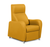 Reclining Armchair, Wide Arm, Manual, Vinyl Melon & VP Fabric Red