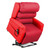 Rise & Reclining Armchair, Waterfall Back, Bariatric, Electric, 610mm, Vinyl Rot & VP Fabric Black