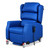 Rise & Recline Porters Armchair, Waterfall Back, Handset Operated, Vinyl Türkis & VP Fabric Green