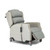 Rise & Recline Porters Armchair, Waterfall Back, Handset Operated, Vinyl Leinen & VP Fabric Grey