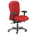 Premium Task Chairs - Posture Plus, High Back, Adjustable Arms, Headrest - Tomato