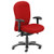 Premium Task Chairs - Posture Plus, High Back, Adjustable Arms, Headrest - Flame Red