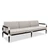Soft Seating & Reception - Link, Triple Unit, Left Arm - Granite