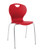 Abbas, Four Leg, Plastic Shell - Red