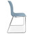 Bradford, Sled, Chrome, Plastic Shell - Pigeon Blue