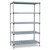 Polymer Racking - MetroMax Q, Stationary Unit - 1895mm High, 5 x Grid Shelf - Shelf Size 1066 x 610mm