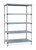 Polymer Racking - MetroMax Q, Mobile Unit - 1730mm High, 4 x Grid Shelf - Shelf Size 1524 x 610mm