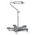 Bowl Stands - Variable Height, Polyurethane, Easy Clean, Single Bowl, Blue Cap