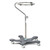 Bowl Stands - Variable Height, Polyurethane, Easy Clean, Single Bowl, Red Cap