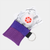 Faceshield With Valve In Keyring Pouch (Purple)