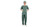 Ultimate Disposable Green Scrub Suit Shirt Medium (Pack of 50)