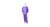 Essential Disposable Purple Long-Sleeve Warm up Jacket, Small