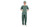 Ultimate Disposable Green Scrub Suit Set, Small