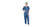 Ultimate Disposable Blue Scrub Suit Set, Small