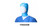 Spunlace Viscose Surgical Hood with Sweatband Blue