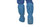 Bilaminate Impervious Boot Covers Blue, Large