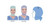 Cluster Keyback Surgical Hood Blue