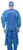 Bilaminate Over-the-Head Isolation Gown Blue, XL