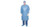 Bilaminate Impervious Isolation Gown Blue, Large