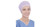 Spunlace Viscose Wide-Forehead Surgical Cap with Elastic Back Green