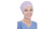 Spunlace Viscose Wide-Forehead Surgical Cap with Elastic Back Yellow