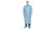 Light-Polyethylene Impervious Cover Gown with Thumb Loops Blue, X-Large