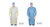 Lightweight SMS Knitted-Cuff Isolation Gown Yellow, XL