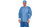 Essential Disposable Blue Long-Sleeve Warm-up Jacket , Small
