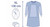 OPS Eclipse Fabric-Reinforced Surgical Gown with Thumb Loops XL