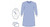 OPS™ Essential Standard Surgical Gown 115 CM Small/Medium