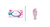 Generation Pink® Nitrile Exam Gloves Small