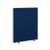 Floor standing fabric screen 1500mm high x 1200mm wide - blue