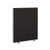 Floor standing fabric screen 1500mm high x 1200mm wide - black