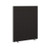 Floor standing fabric screen 1800mm high x 1400mm wide - black