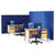 Floor standing fabric screen 1200mm high x 1000mm wide - made to order
