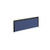 Straight fabric desktop screen 1000mm x 380mm - made to order fabric with black aluminium frame BAND A