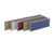Straight fabric desktop screen 1000mm x 380mm - made to order fabric with silver aluminium frame BAND F