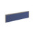 Straight fabric desktop screen 1400mm x 380mm - made to order fabric with silver aluminium frame