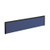 Straight fabric desktop screen 1600mm x 380mm - made to order fabric with black aluminium frame