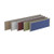 Straight fabric desktop screen 1800mm x 380mm - made to order fabric with silver aluminium frame