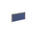 Straight fabric desktop return screen 785mm x 380mm - made to order fabric with silver aluminium frame