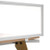 Glazed screen brackets for single Adapt and Fuze desks or runs of single desks (pair) - silver