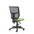 Altino mesh back PCB operator chair with no arms, chrome base and seat slide - made to order