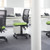 Altino mesh back PCB operator chair with adjustable arms and chrome base - made to order